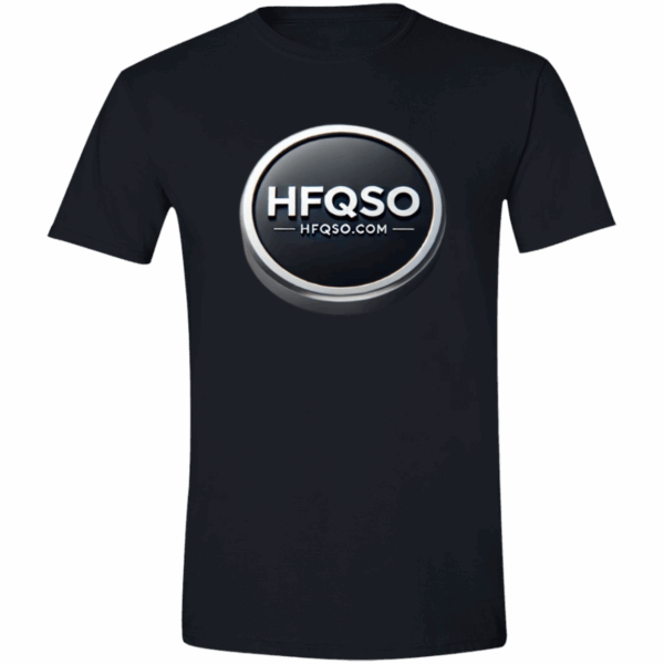 BLACK G640 Gildan Mens Softstyle Tee