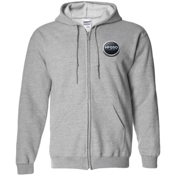 HFQSO GAUGES -  Gildan Zip Up Hooded Sweatshirt - Image 3