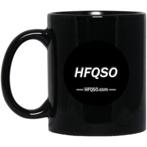 HFQSO 11oz Black Mug