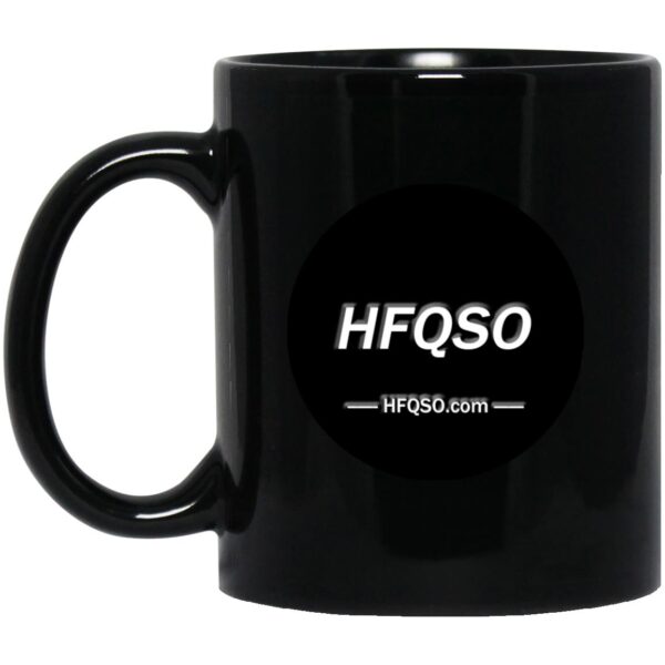HFQSO 11oz Black Mug