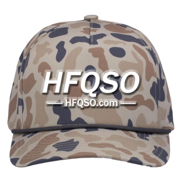 P685 Weekender Duck Camo 5-Panel Trucker Cap - Image 5